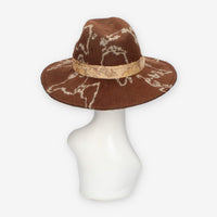 Alviero Martini Prima Classe Cappello marrone e Geo Classic