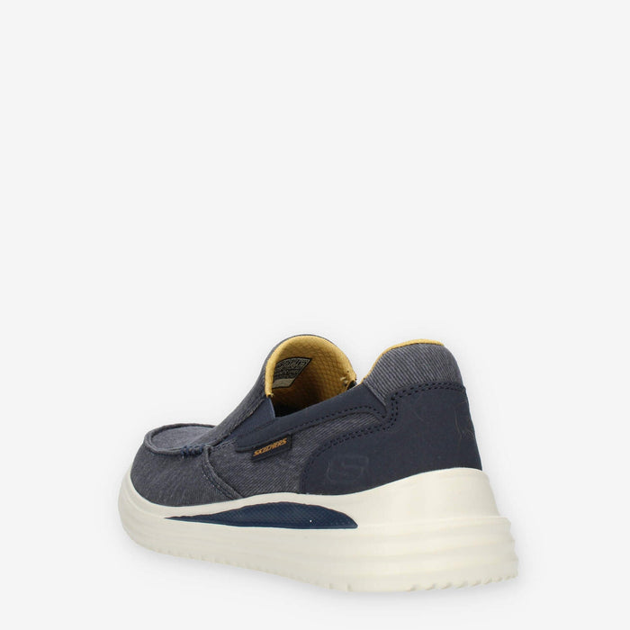 Skechers Proven Suttner Slip on blu da uomo