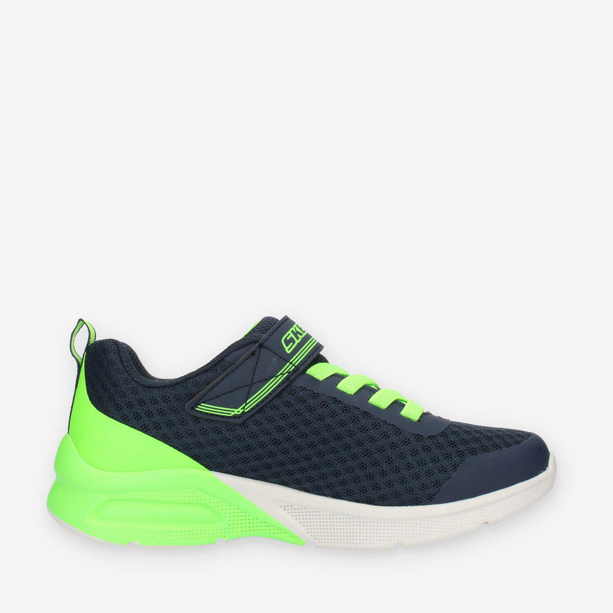Skechers Microspec Max Gorvix Sneakers blu e verdi da bimbo