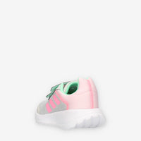Adidas Tensaur Run 2.0 CF K Sneakers da bimba grigie e rosa