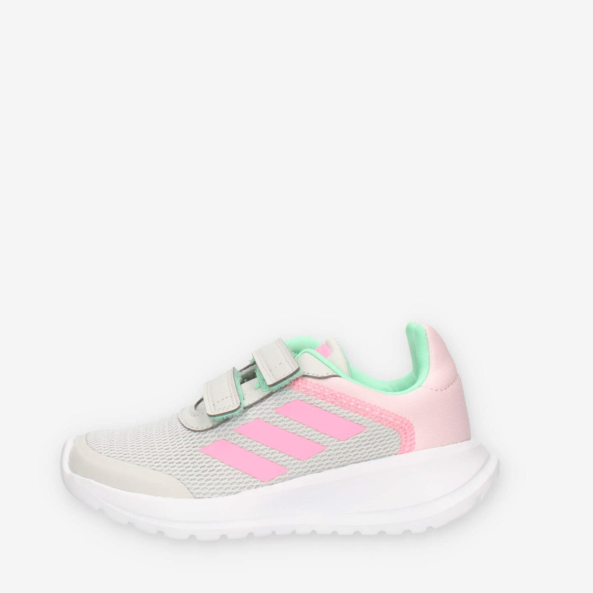 Adidas Tensaur Run 2.0 CF K Sneakers da bimba grigie e rosa