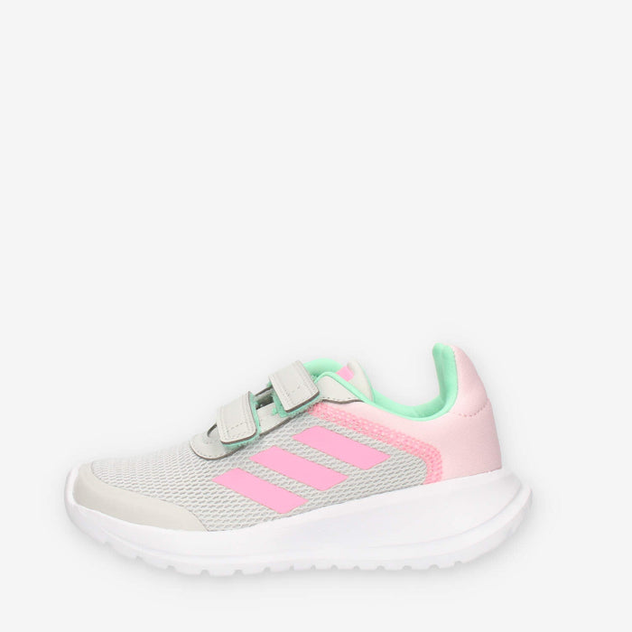 Adidas Tensaur Run 2.0 CF K Sneakers da bimba grigie e rosa