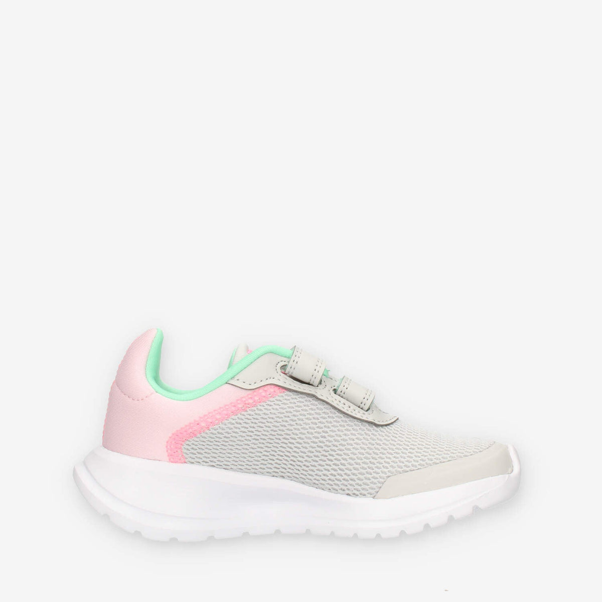 Adidas Tensaur Run 2.0 CF K Sneakers da bimba grigie e rosa