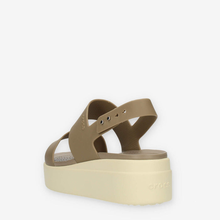 Crocs Brooklyn Low Wedge W taupe da donna