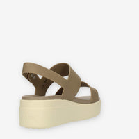Crocs Brooklyn Low Wedge W taupe da donna
