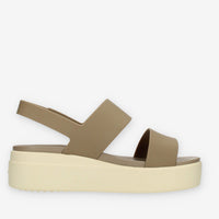 Crocs Brooklyn Low Wedge W taupe da donna
