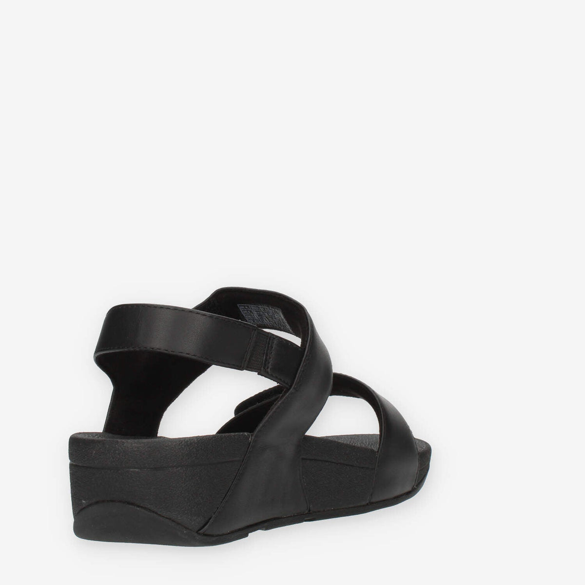Fitflop Lulu Adjustable Leather Back-Strap Sandali neri