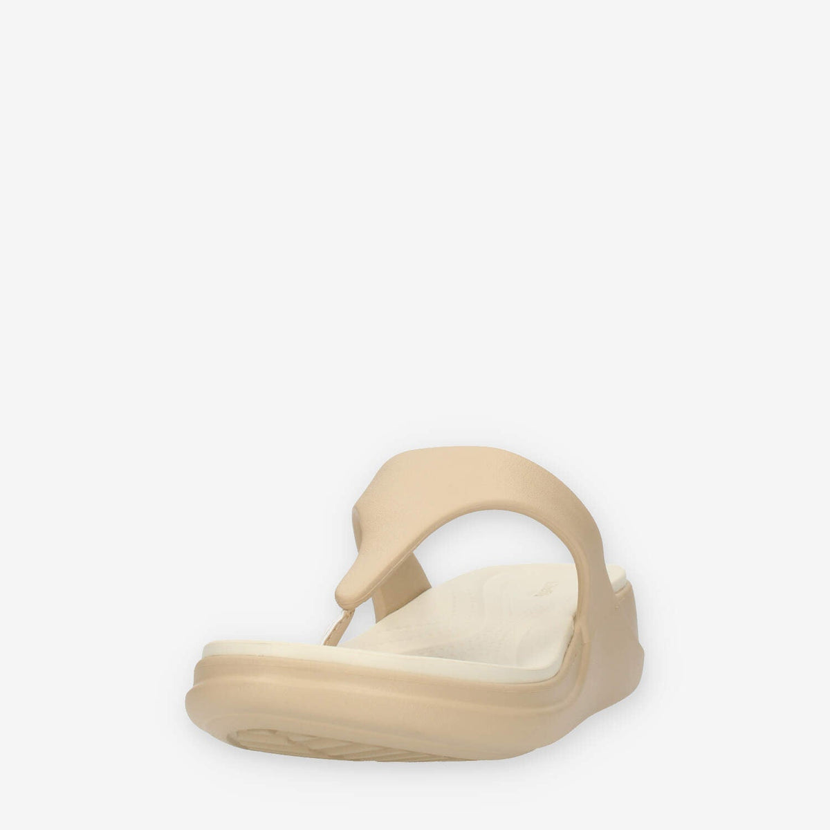 Crocs Boca Wedge Flip W infradito da donna beige
