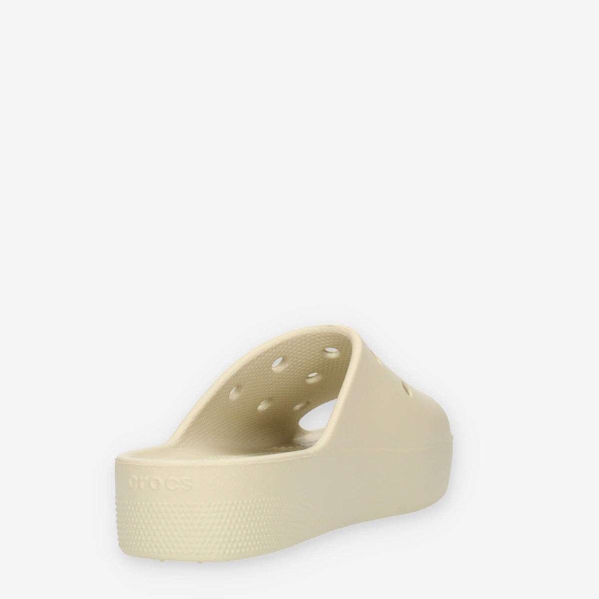 Crocs Classic Platform Slide W Ciabatte avorio