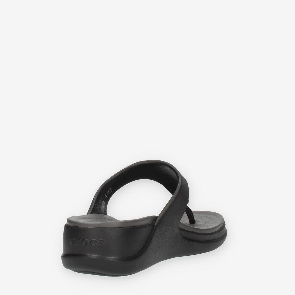 Crocs Boca Wedge Flip W infradito da donna nero