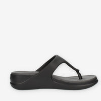 Crocs Boca Wedge Flip W infradito da donna nero