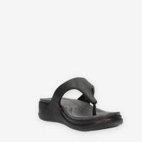 Crocs Boca Wedge Flip W infradito da donna nero
