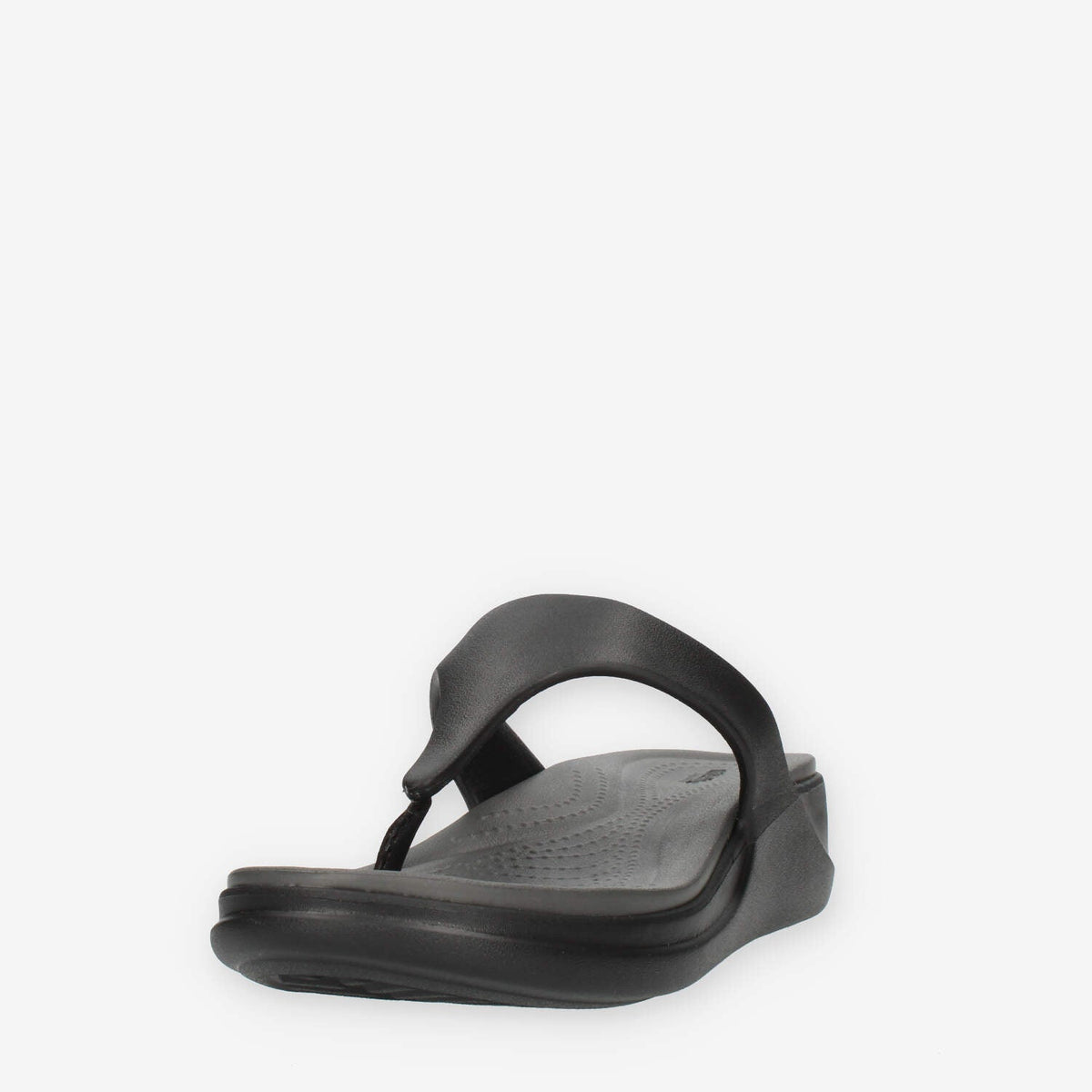 Crocs Boca Wedge Flip W infradito da donna nero
