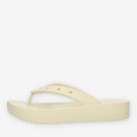Crocs Classic Platform Flip W Infradito avorio