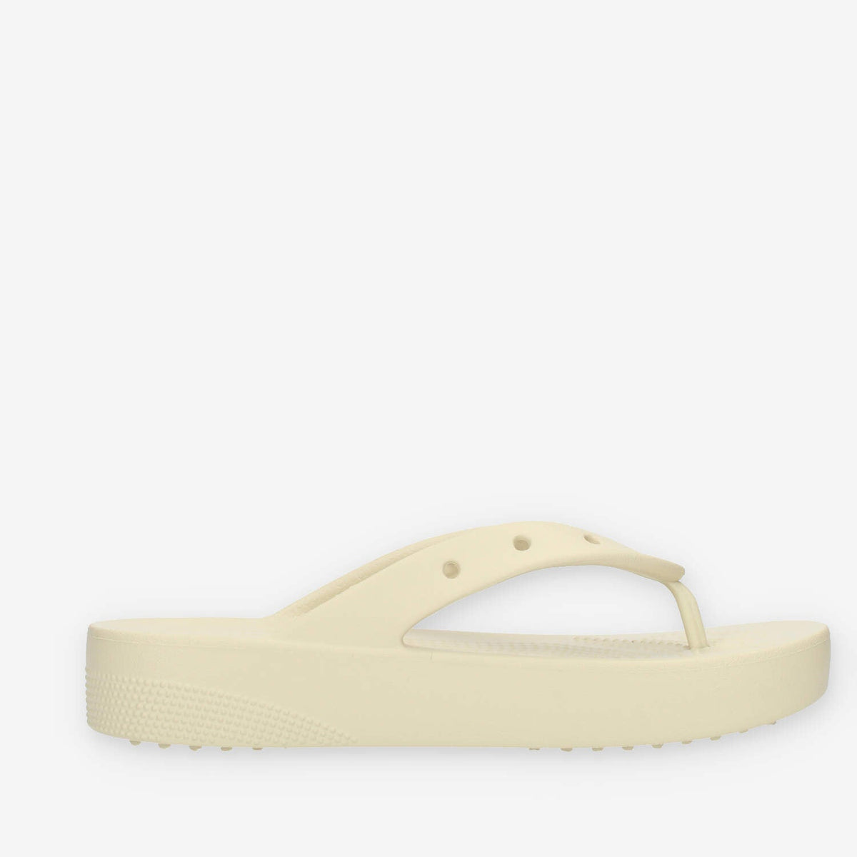 Crocs Classic Platform Flip W Infradito avorio