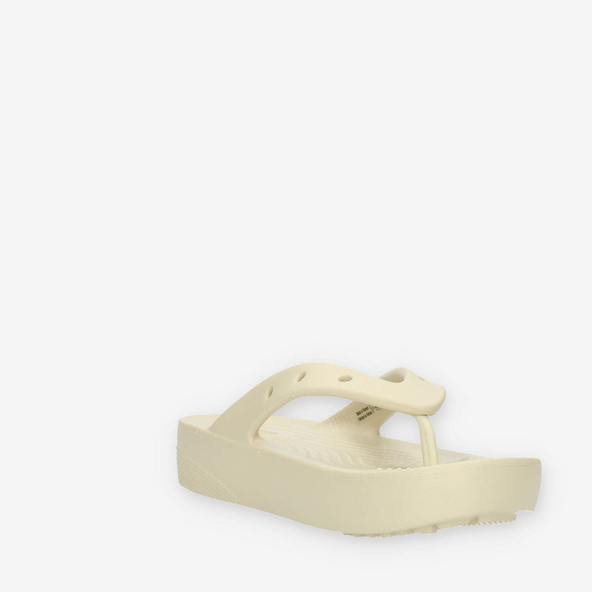 Crocs Classic Platform Flip W Infradito avorio