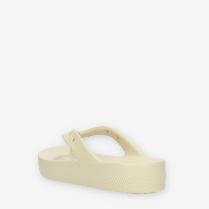 Crocs Classic Platform Flip W Infradito avorio