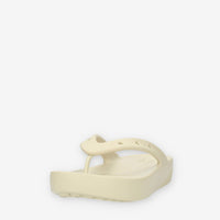 Crocs Classic Platform Flip W Infradito avorio
