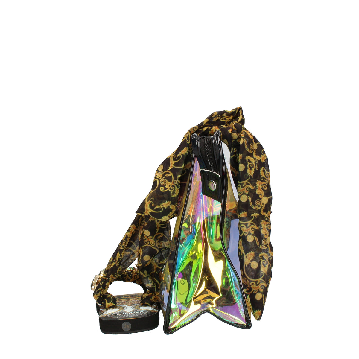 Sandalo infradito Foulard Baroque