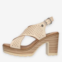 Xti Tentantions Sandali beige con tacco
