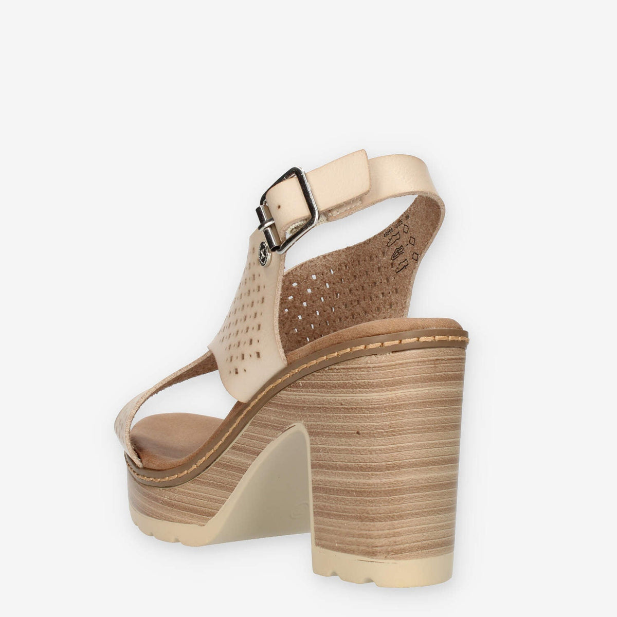 Xti Tentantions Sandali beige con tacco