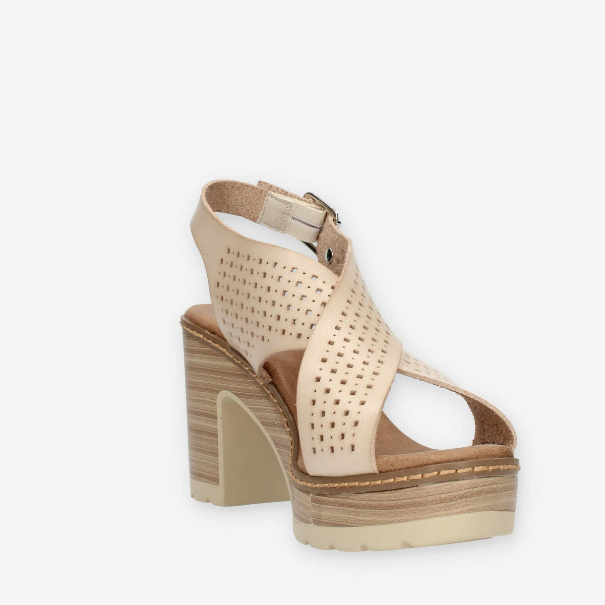 Xti Tentantions Sandali beige con tacco