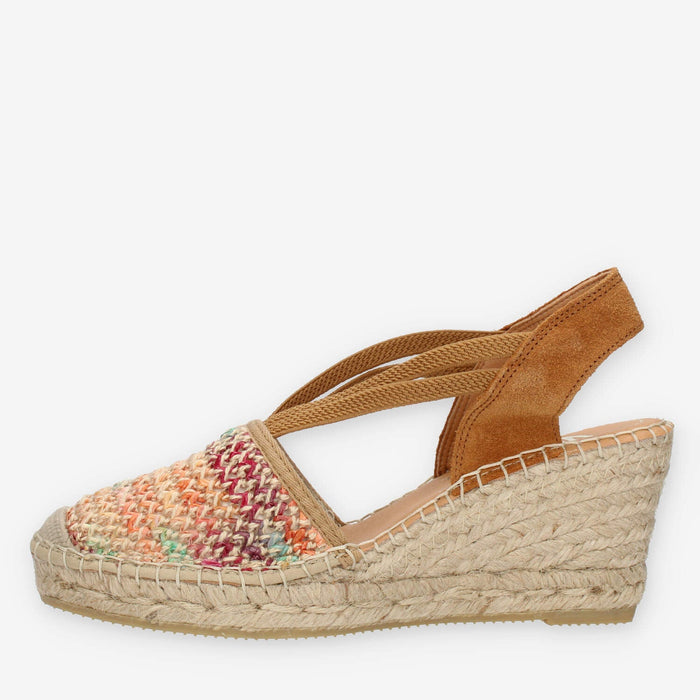 Vidorreta Sandali multicolore modello espadrillas con elastici