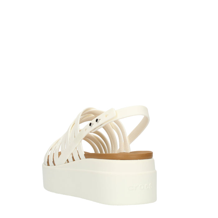 Crocs Brooklyn strappy lowwdgw sandali con zeppa