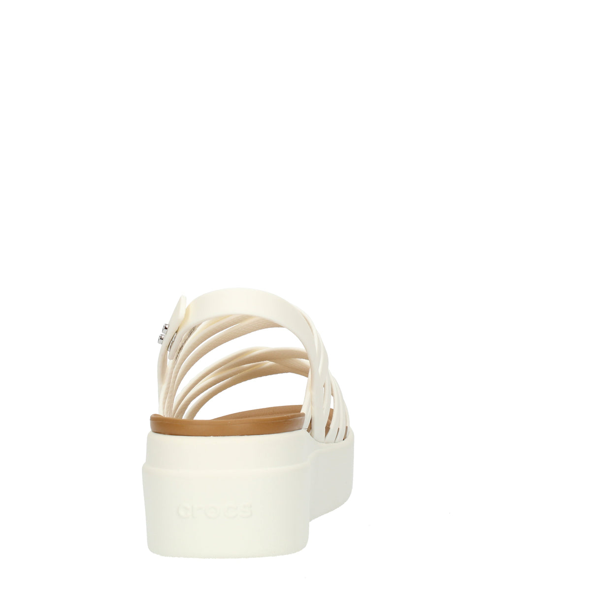 Crocs Brooklyn strappy lowwdgw sandali con zeppa