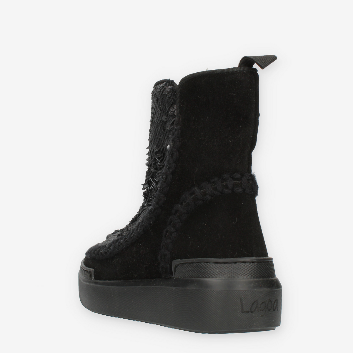 Lagoa Divina Boot Stivali con ecopelliccia e paillettes