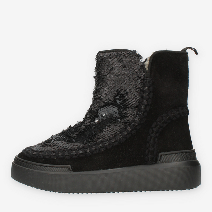 Lagoa Divina Boot Stivali con ecopelliccia e paillettes