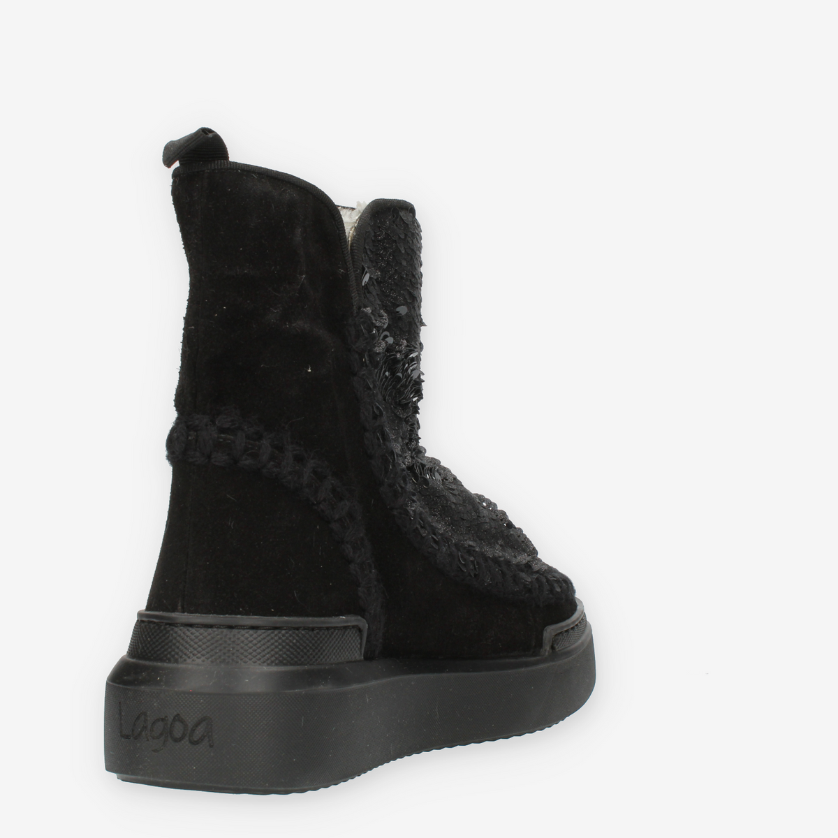 Lagoa Divina Boot Stivali con ecopelliccia e paillettes