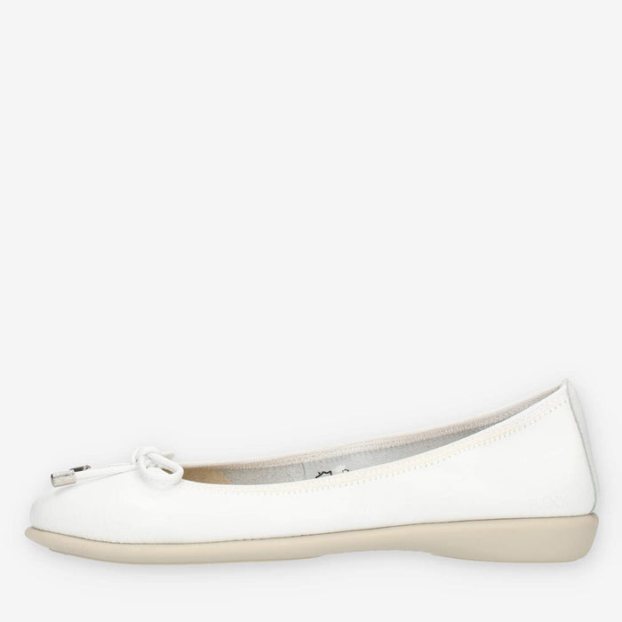 The FLexx Miss Italia Kino Basic Ballerine bianche con fiocchetto