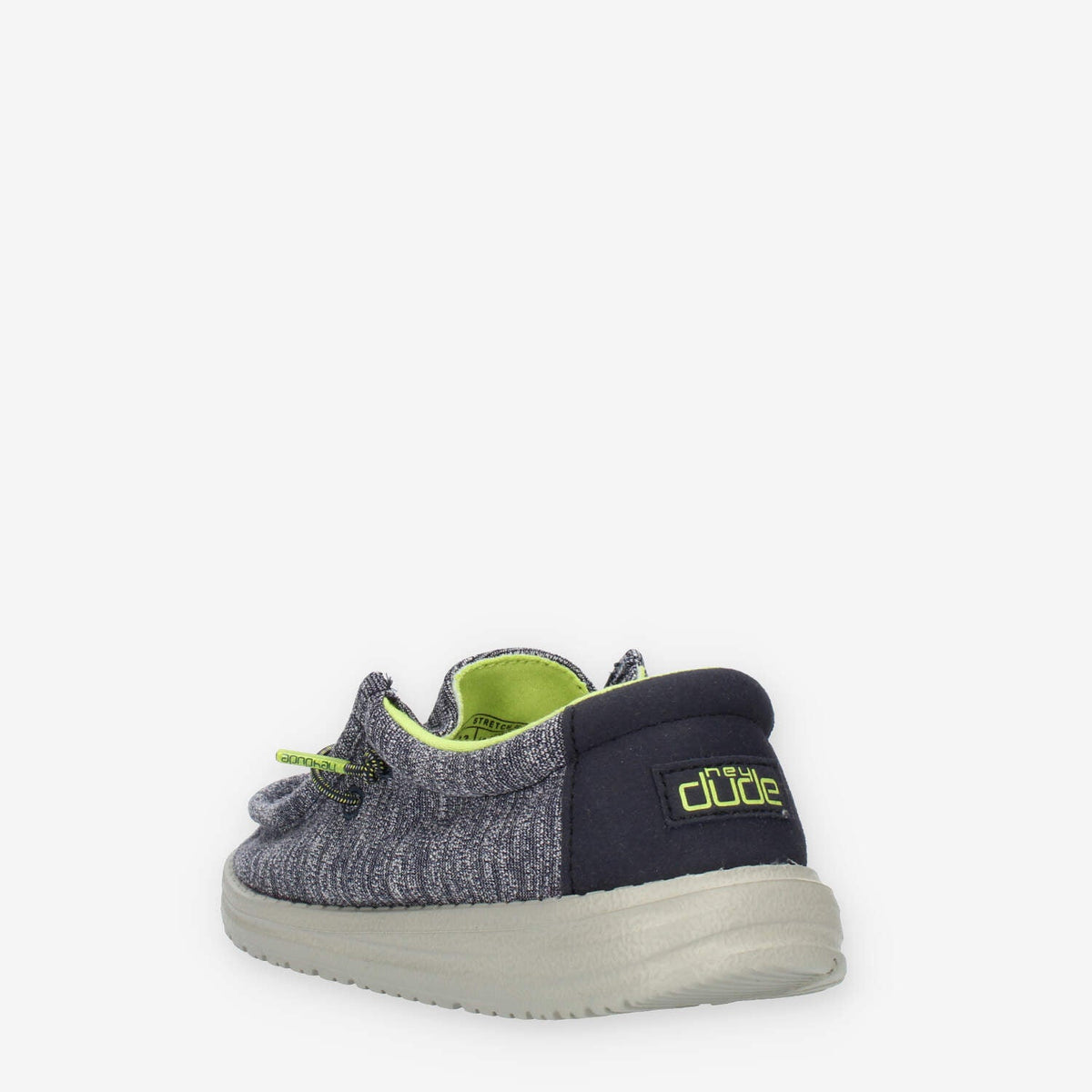 Hey Dude Wally Youth Stretch Navy Slip On da bimbo blu