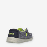 Hey Dude Wally Youth Stretch Navy Slip On da bimbo blu