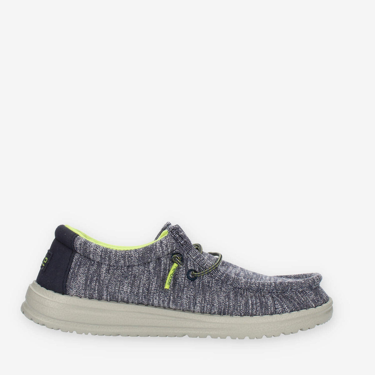 Hey Dude Wally Youth Stretch Navy Slip On da bimbo blu