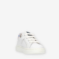 Nero Giardini Sneakers bianche da bimbo con bandiera inglese