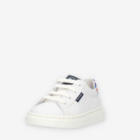 Nero Giardini Sneakers bianche da bimbo con bandiera inglese