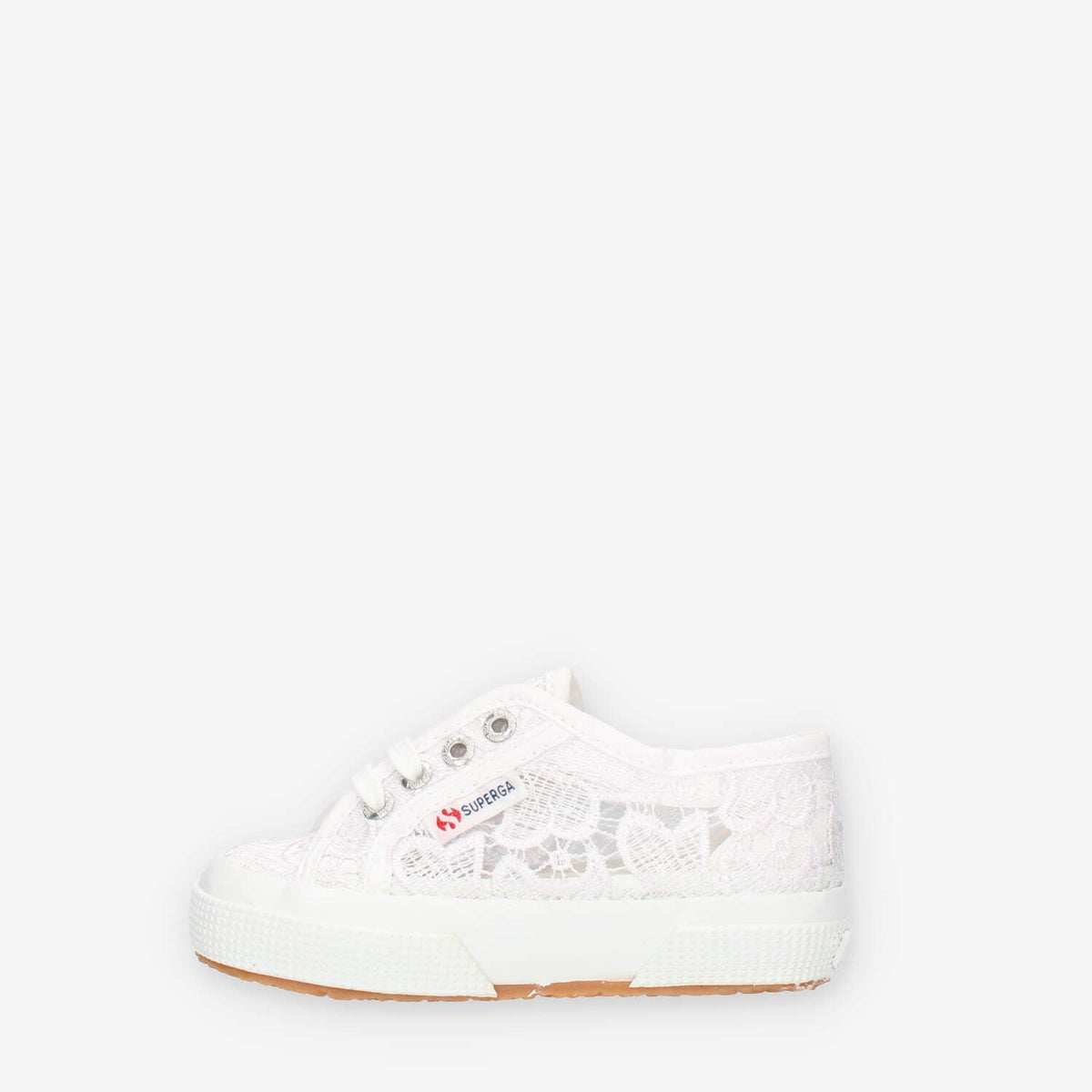 Superga 2750 Kids Macrame Sneakers bianche