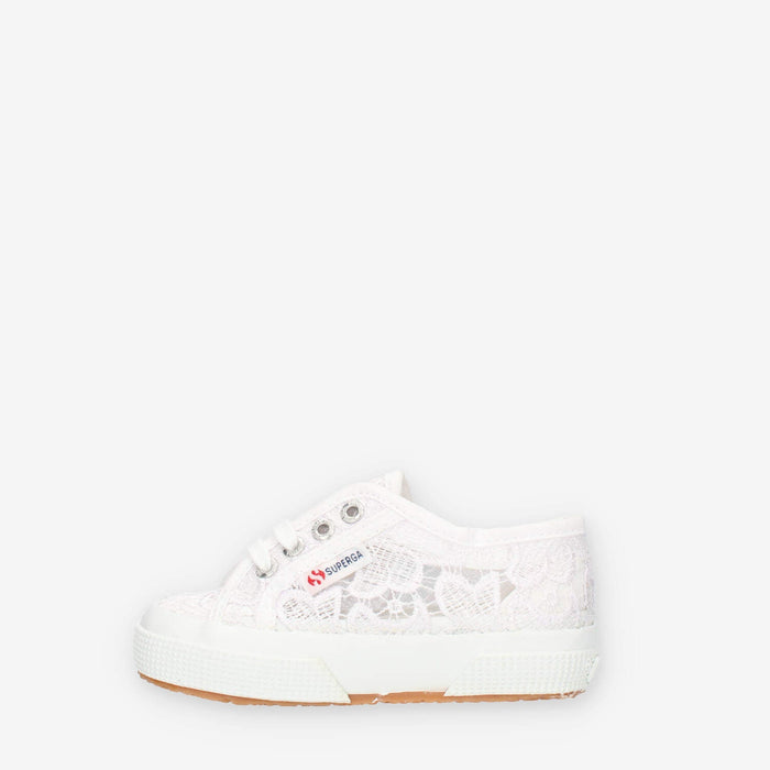 Superga 2750 Kids Macrame Sneakers bianche