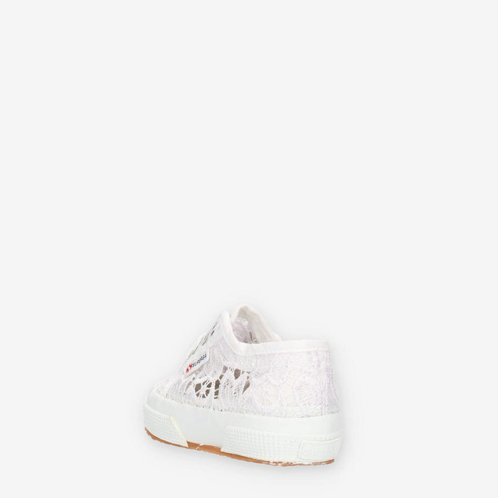 Superga 2750 Kids Macrame Sneakers bianche