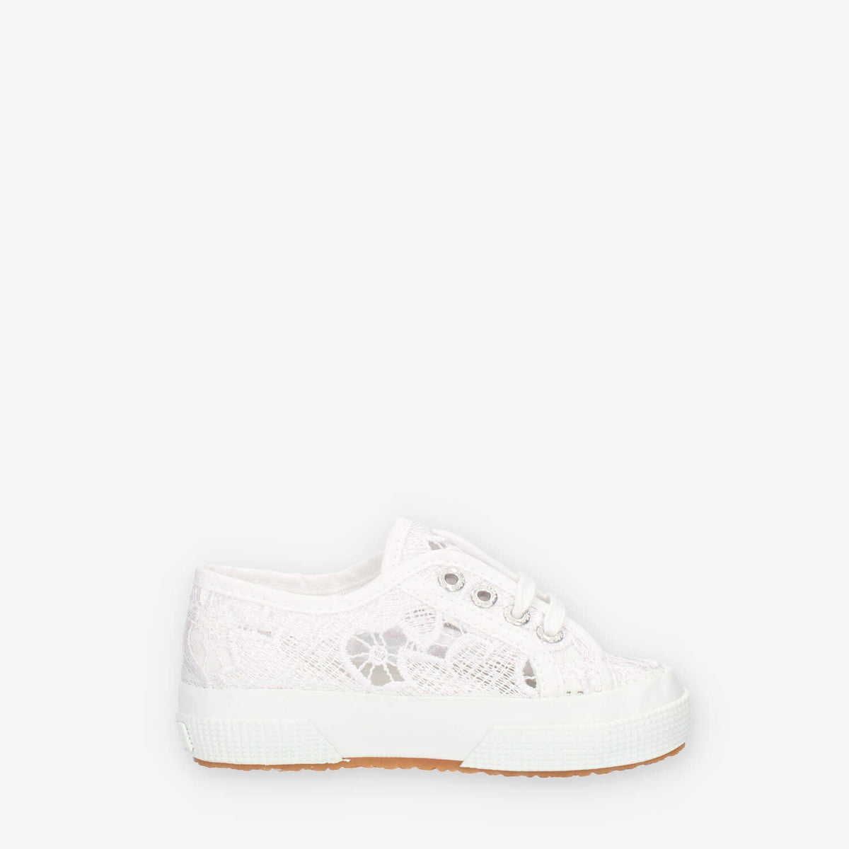 Superga 2750 Kids Macrame Sneakers bianche