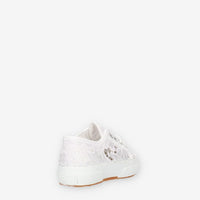 Superga 2750 Kids Macrame Sneakers bianche