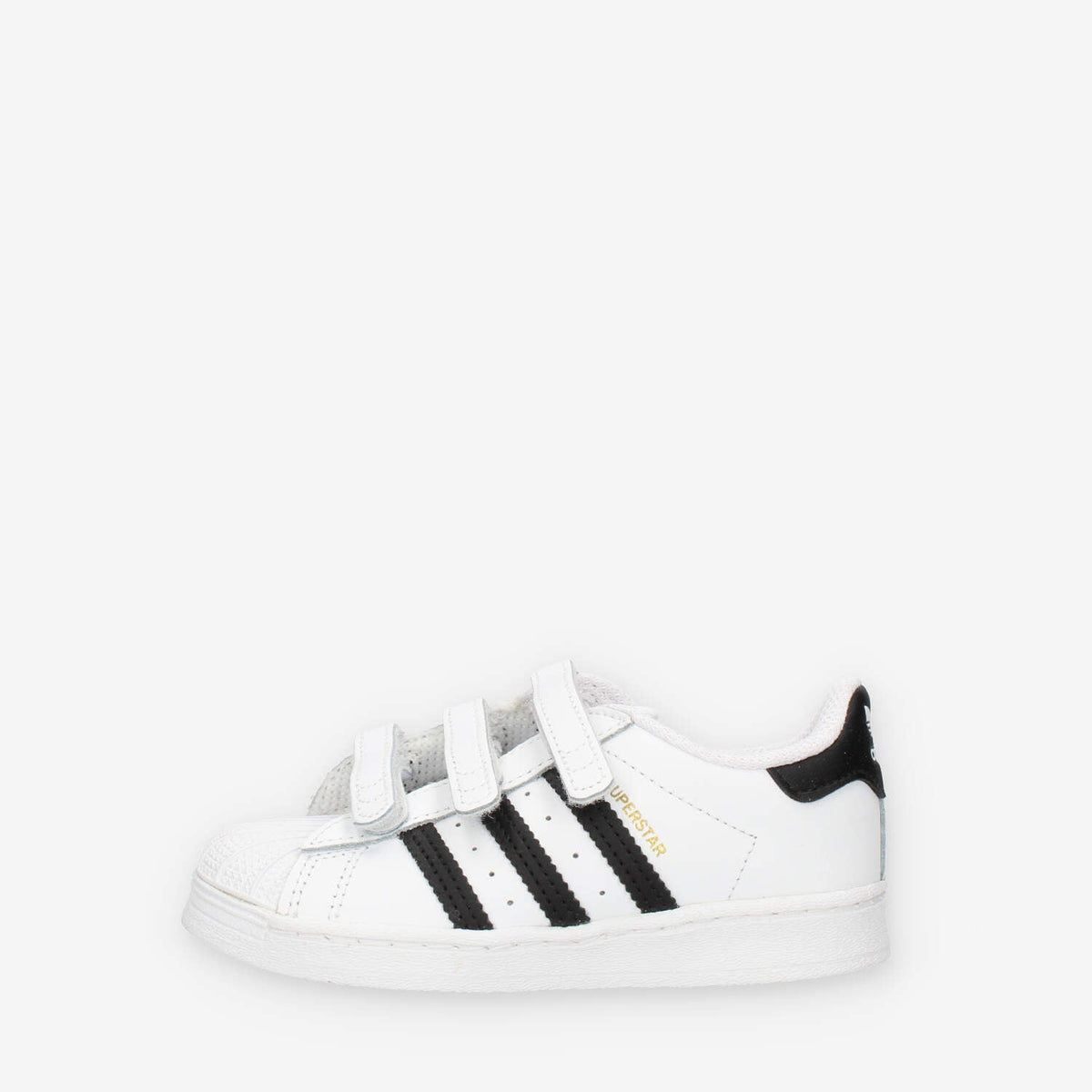 Adidas Superstar CF I Sneakers bianche e nere con strappi