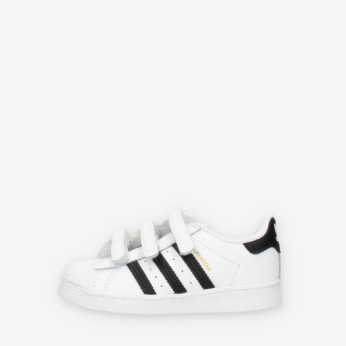 Adidas Superstar CF I Sneakers bianche e nere con strappi