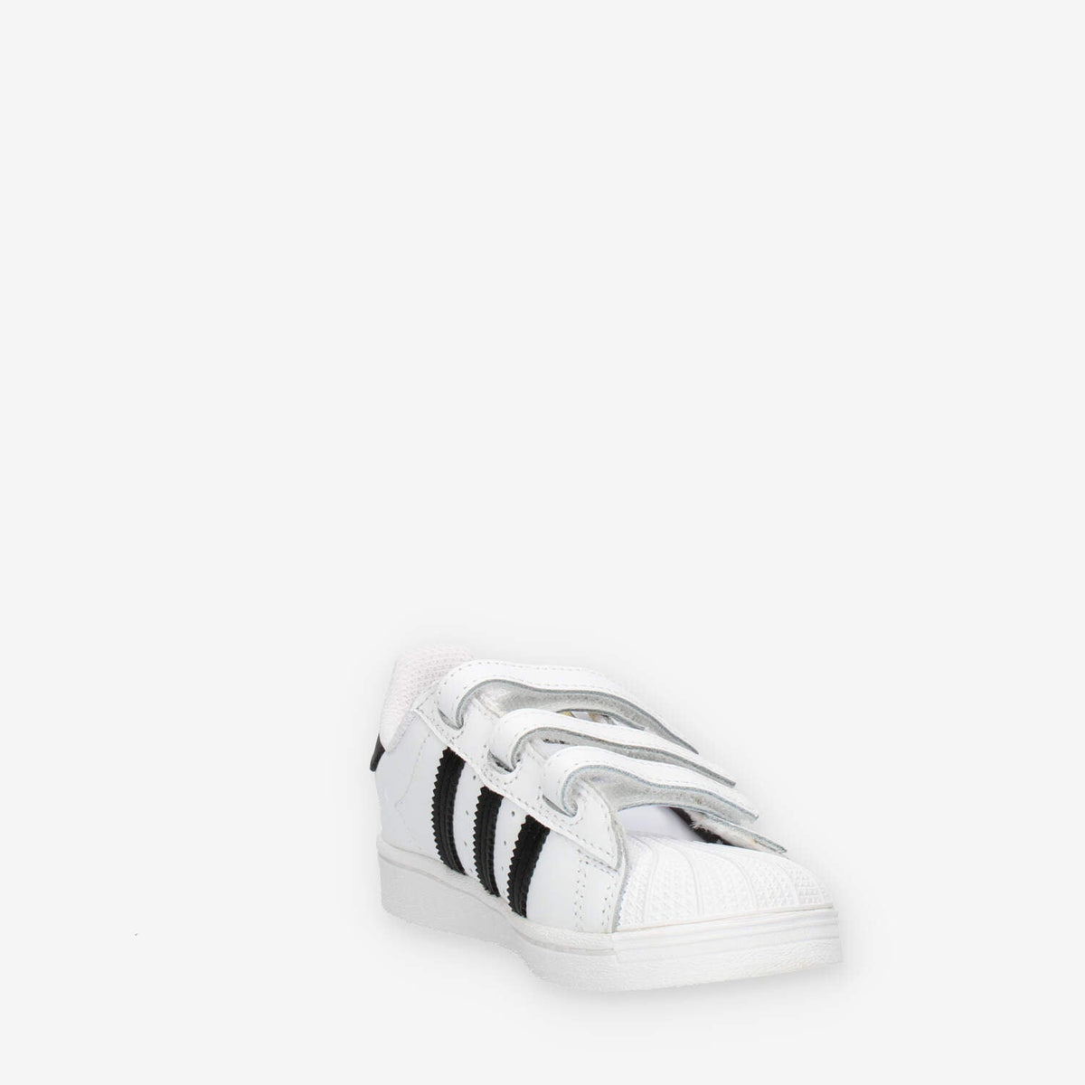 Adidas Superstar CF I Sneakers bianche e nere con strappi