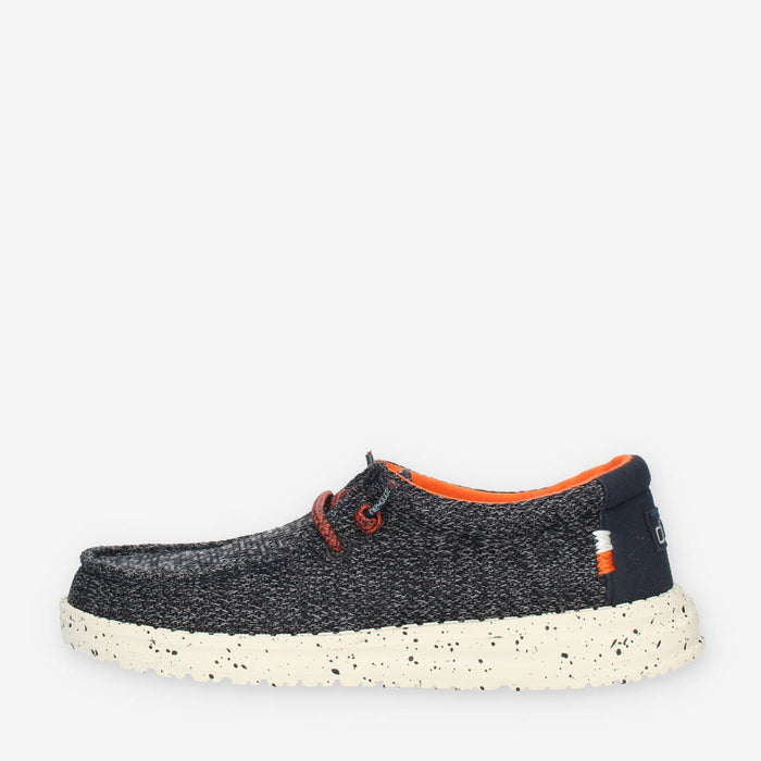 Hey Dude Wally Youth Sox Ocean Blue Slip On da bimbo blu