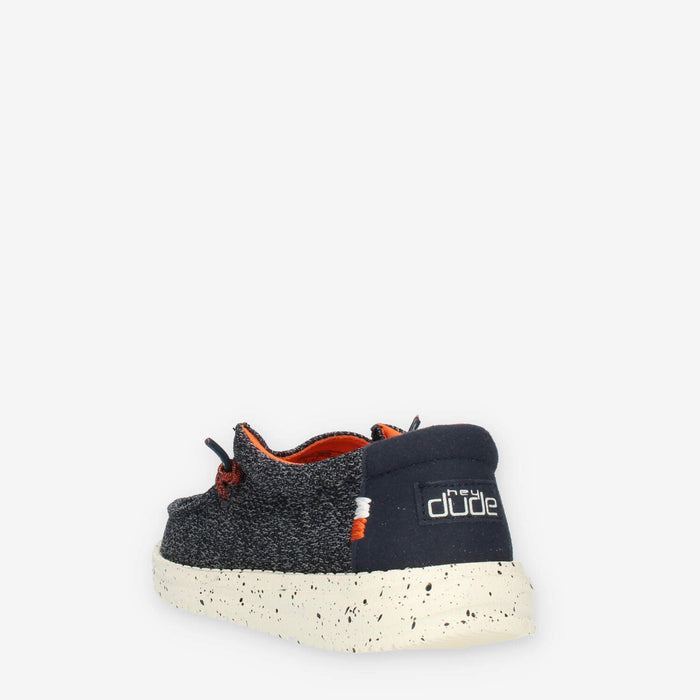 Hey Dude Wally Youth Sox Ocean Blue Slip On da bimbo blu