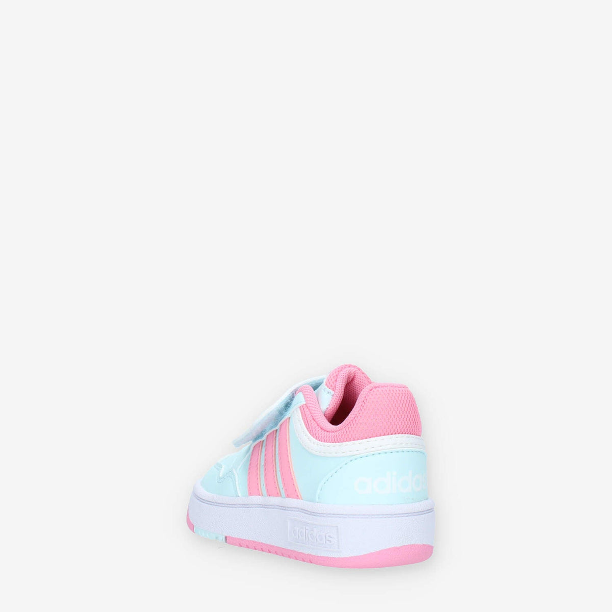 Adidas Hoops Sneakers da bimba bianche e rosa