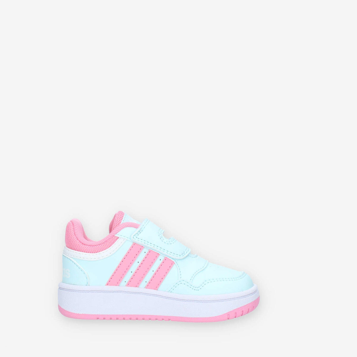 Adidas Hoops Sneakers da bimba bianche e rosa